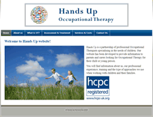 Tablet Screenshot of handsup.org